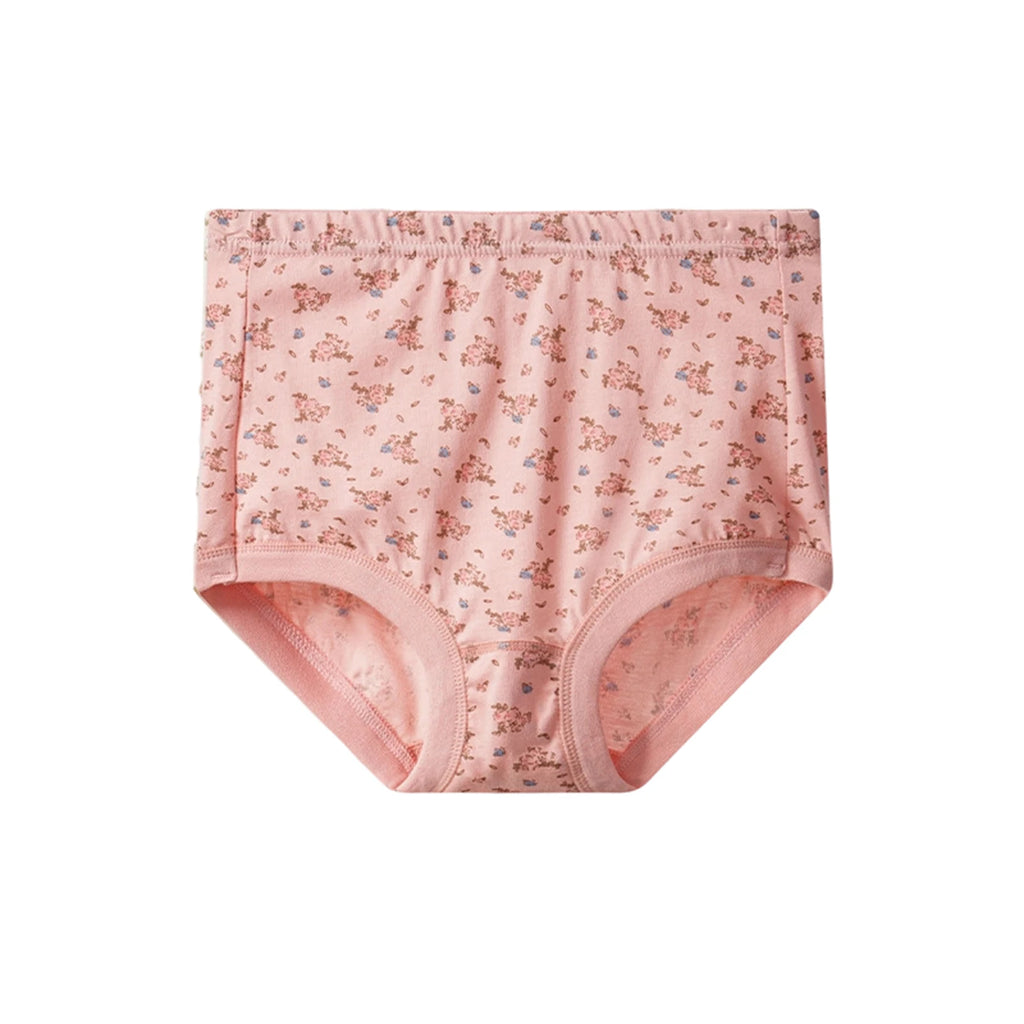 Floral Printed Women's Underwear High Waist Plus Size Ladies Briefs Breathable Thin Soft Daily Wear Comfortable Female Panties