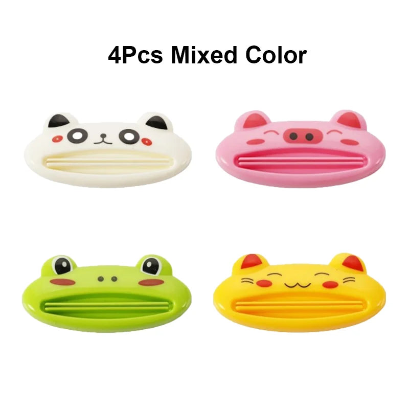 Toothpaste Squeezer Manual Squeezed Toothpaste Tube Clips Multifunction Facial Cleanser Dispenser Squeezer Bathroom Accessories