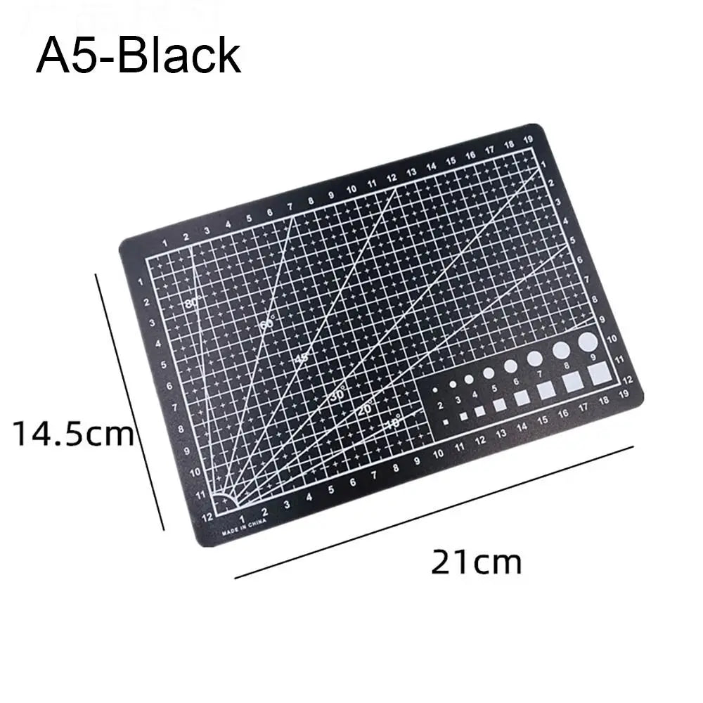 PVC A3 A4 A5 PVC Cutting Mat Cutting Board Workbench Patchwork Sewing Manual DIY Engraving Double-side Pad Leather Craft Tool