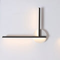 Modern Nordic LED Wall Lamp, Minimalist Black Geometric Sconce for Bedroom Bedside Living Room Decor, Creative Home Light