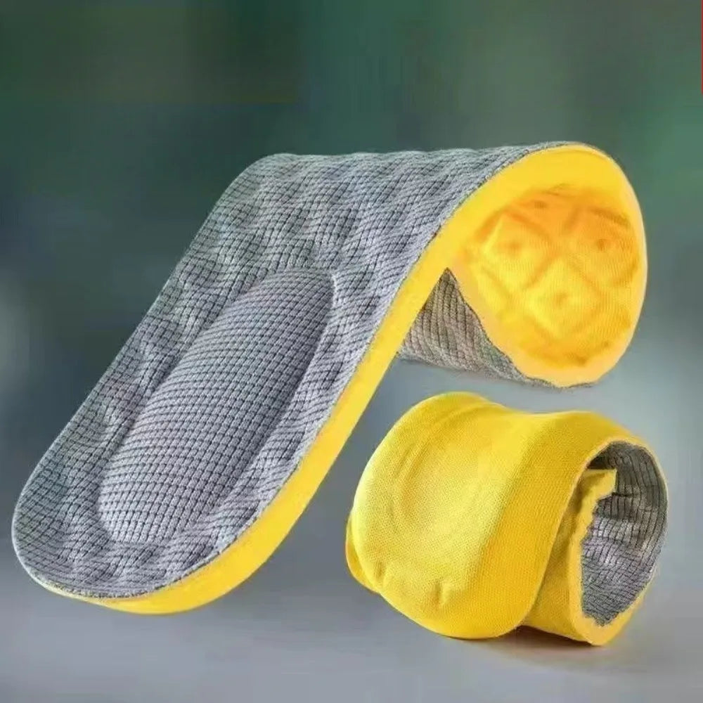 Insole sports shoes inner pad, soft and breathable shock-absorbing cushioning running shoe orthotic care inner pad