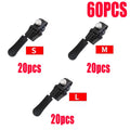 3-60Pcs Universal Zipper Repair Kit Quick Instant Detachable Zipper Head Replacement Zipper Slider Pull Jacket Bags Coat DIY Sew