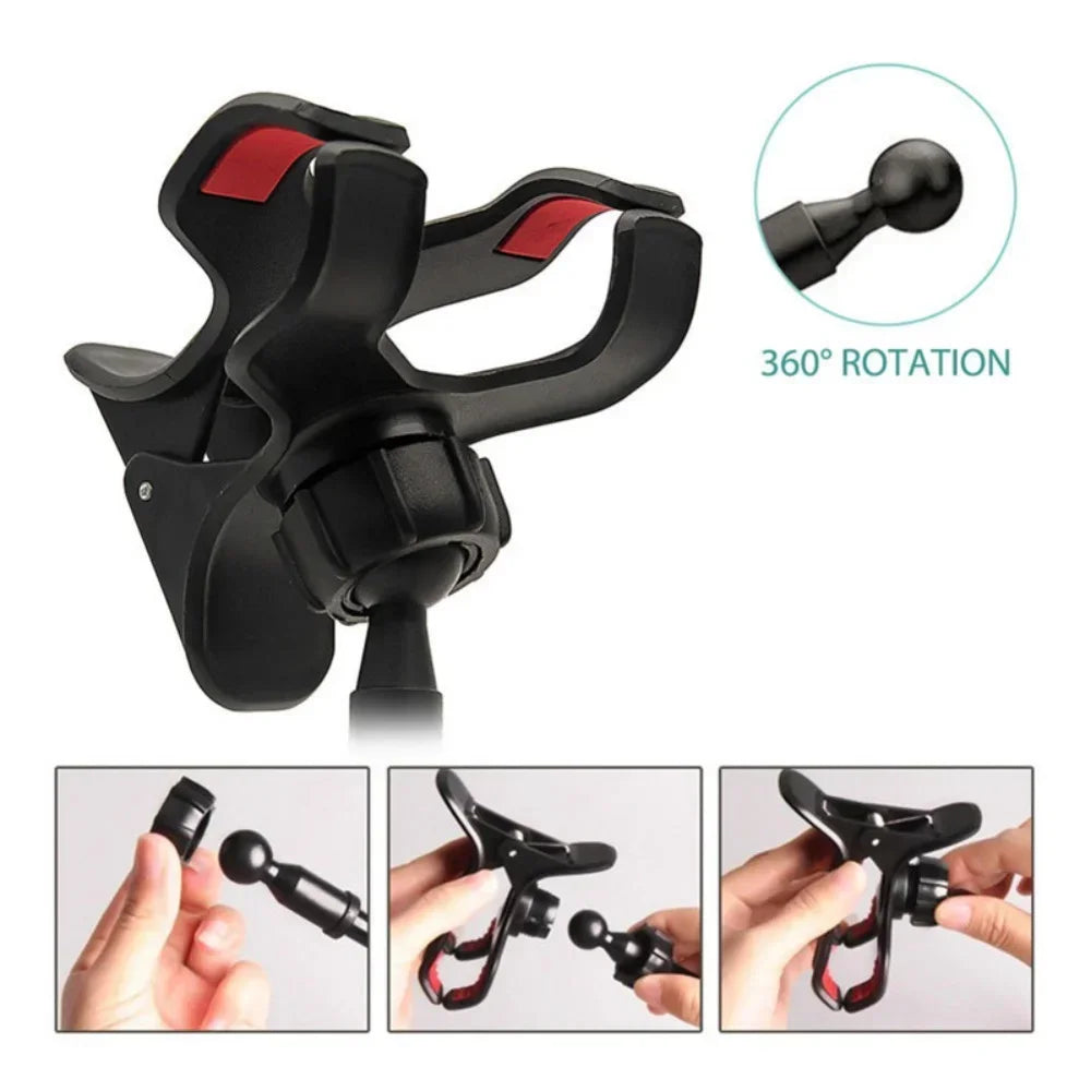 Adjustable Long Arm Phone Stand | Universal Bedside Desk Mount Holder | Fits for iPhone Samsung Xiaomi Huawei All Models