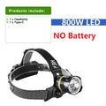 18000000LM  XHP360 Headlamp High Power Front Lantern Rechargeable Headlight 18650 Head Flashlight Camping Fishing Head Lantern