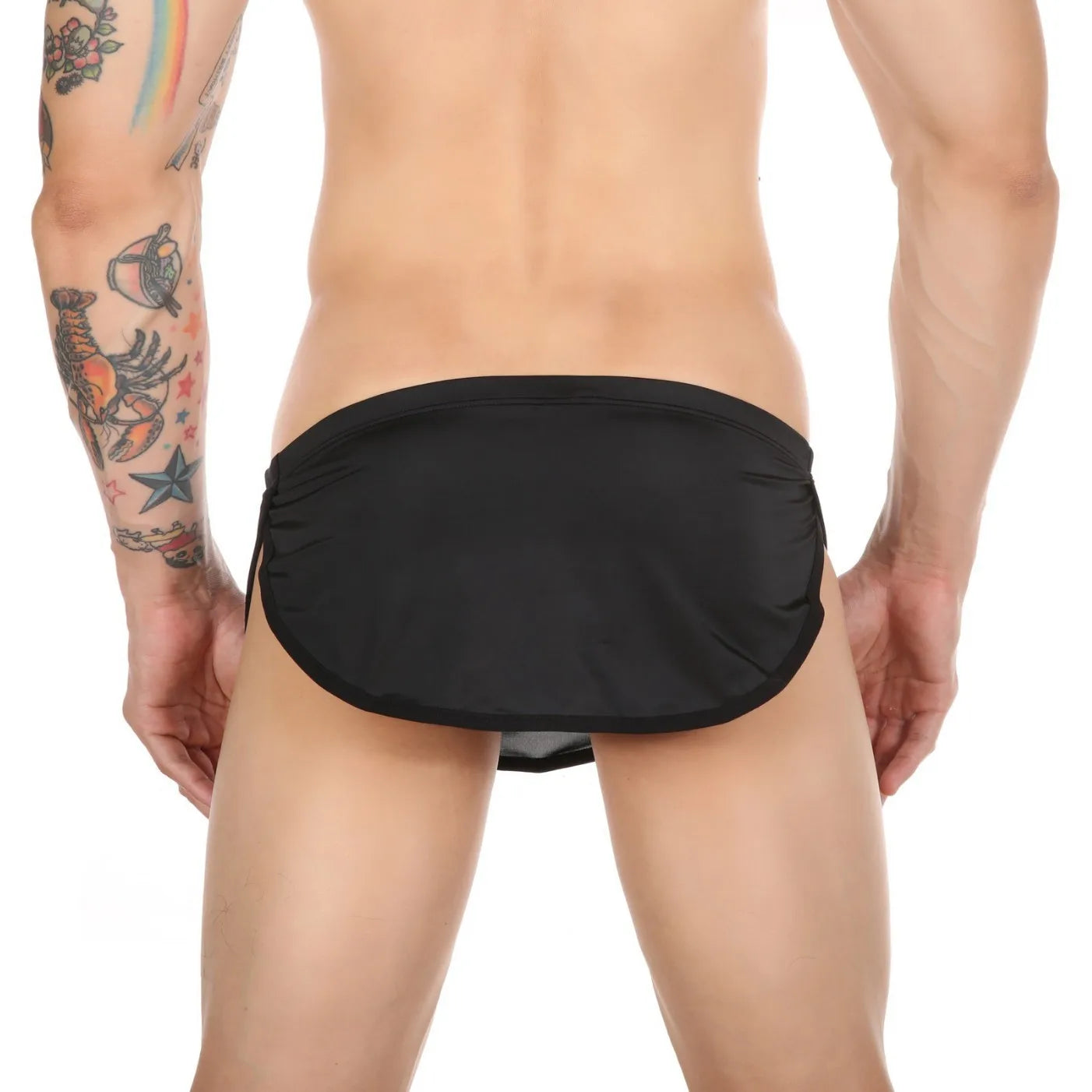 【GWH_28】Men's Underwear Two in one Boxer Shorts Sexy Thong Underwear Comfortable Pajamas