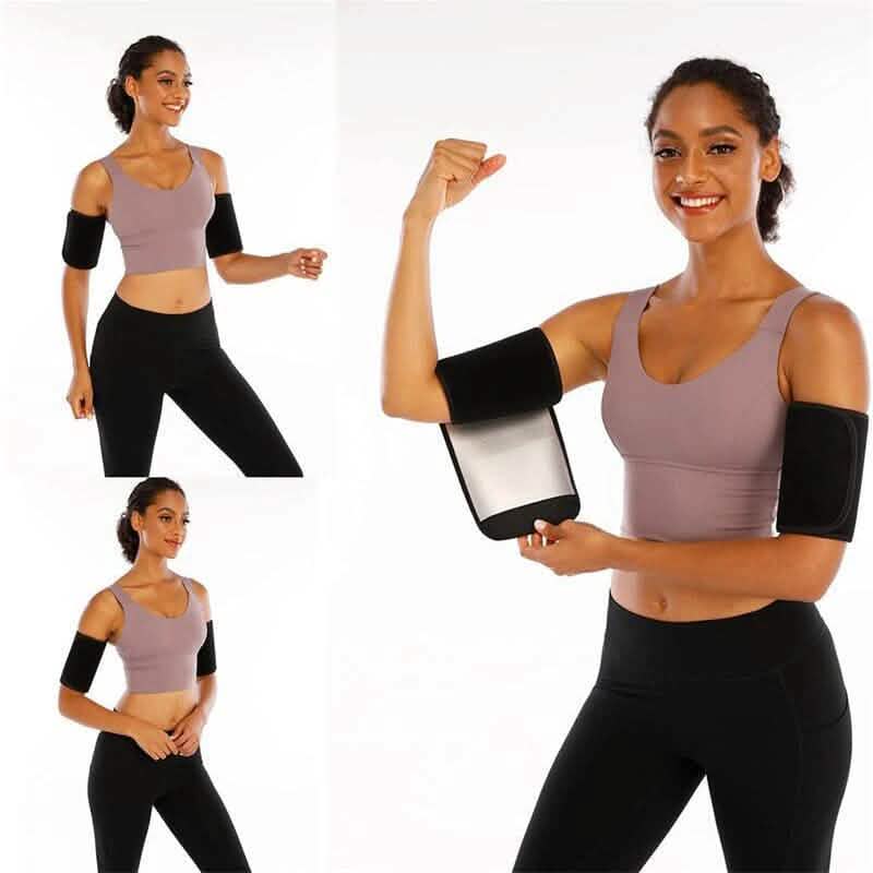 2-Pack: Slim Arm Trimmer Sauna Sweat Band For Women