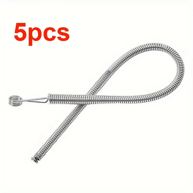 1/30Pcs Stainless Steel Rope Threading Tool Bendable Spring Drawstring Threader Clip Drawstring Thread DIY Sewing Accessories