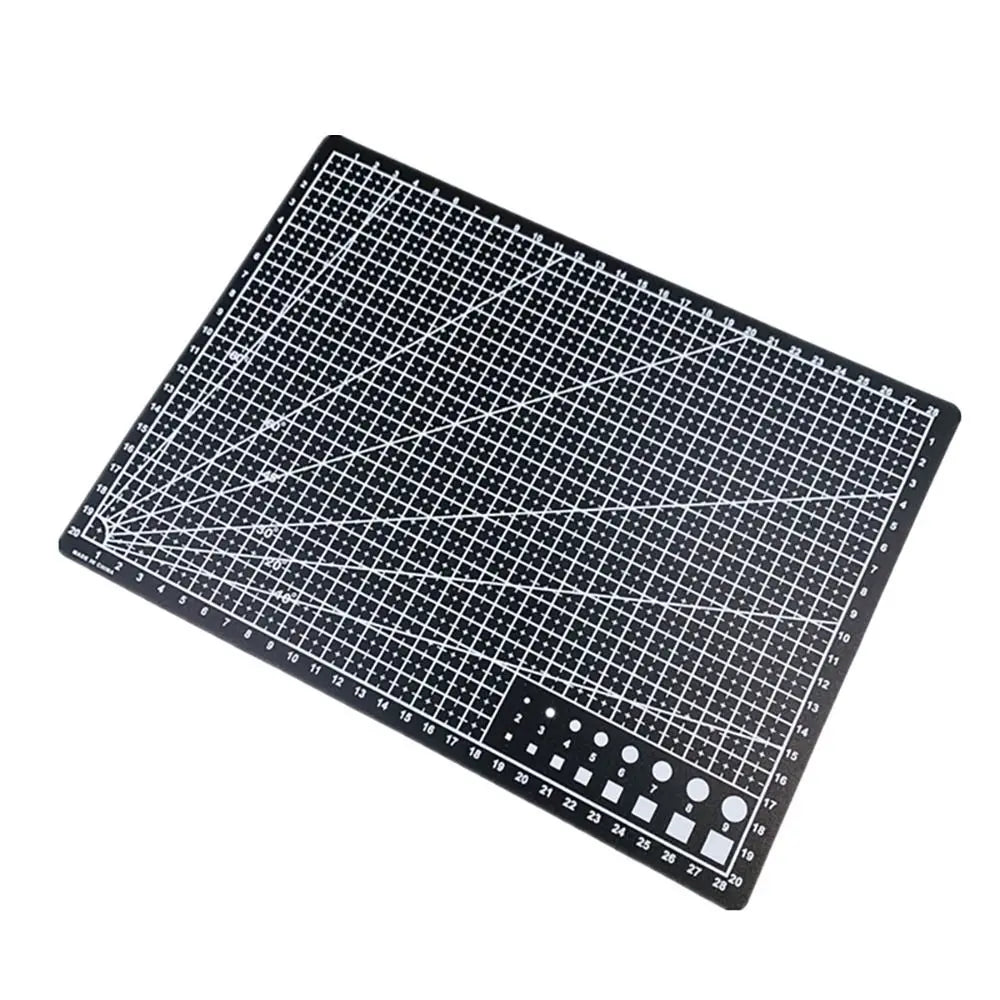 PVC A3 A4 A5 PVC Cutting Mat Cutting Board Workbench Patchwork Sewing Manual DIY Engraving Double-side Pad Leather Craft Tool