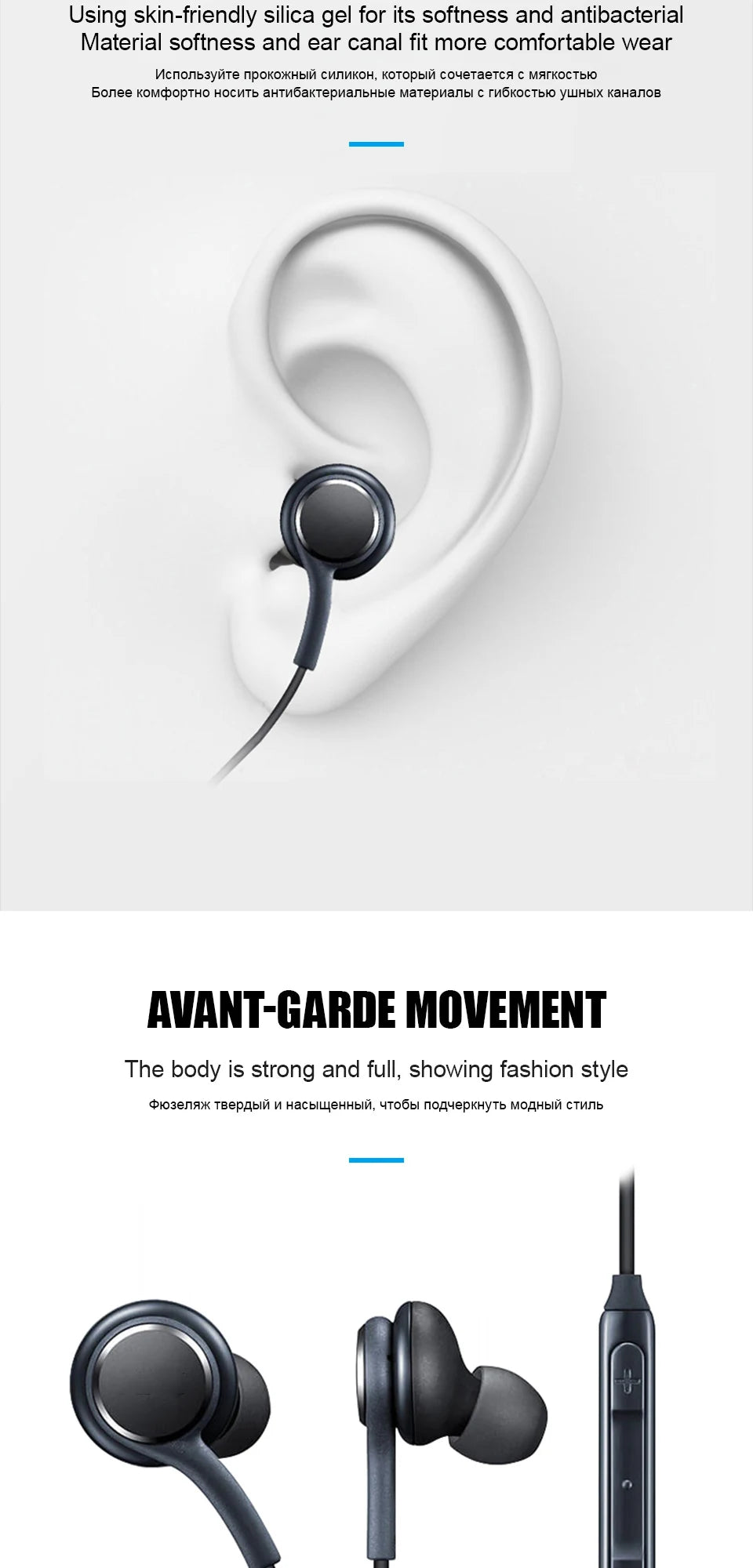 Type C Wired Earphone For Samsung Galaxy S23 S21 S22 Ultra Plus 3.5 mm Earbuds Headphones A54 A34 A53 A53 Accessories