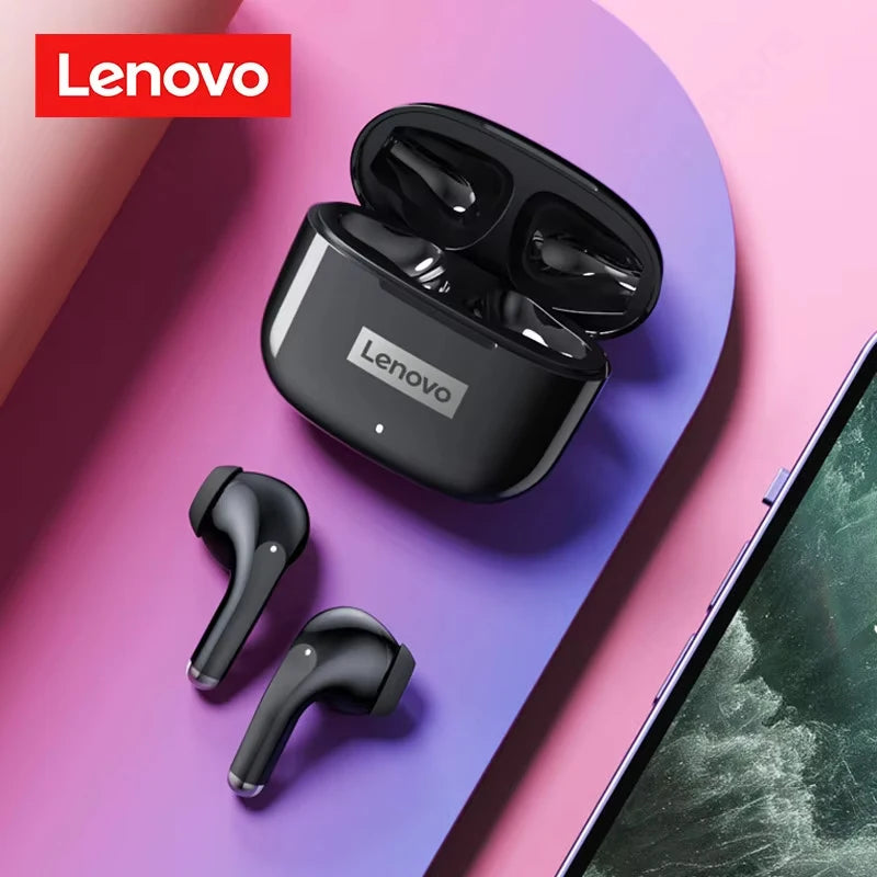 NEW Lenovo LP40 Pro TWS Bluetooth 5.3 Quick Connect Earphones  Ergonomic  Design  Headphones Powerful Transmission Speed Headset