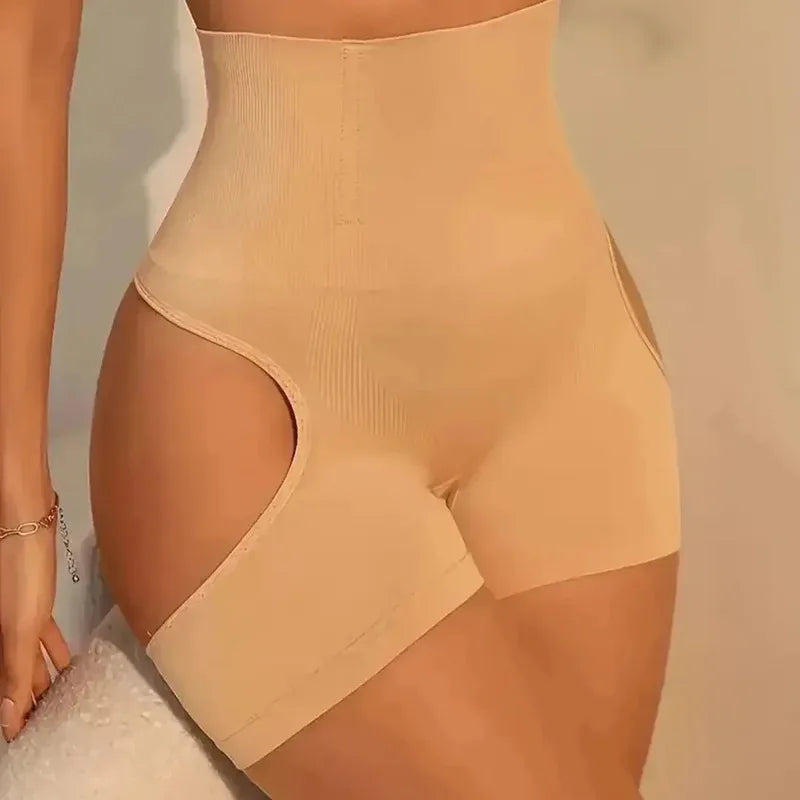 Women High Waist Shaping Control Panty Butt Lifter Shapewear Sexy Show Buttocks Slim Shorts Sexy Underwear Slimming Body Shaper