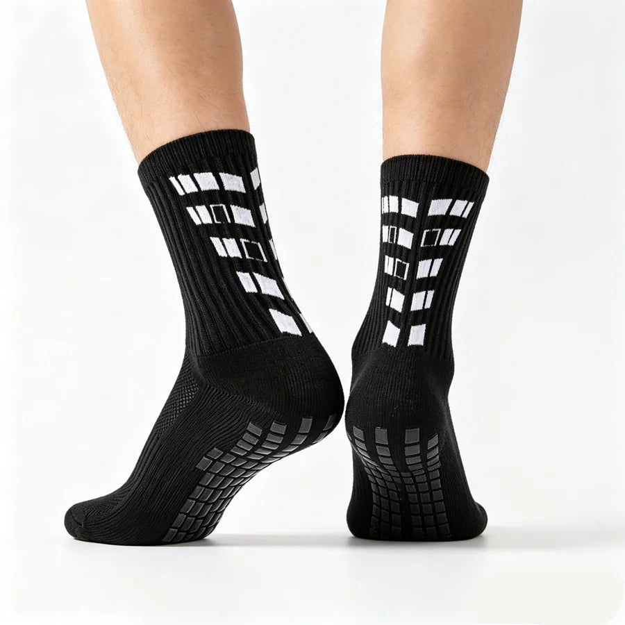 3/6/9pairs men women non slip grip cycling hiking non slip grip socks towel bottom breathable shockproof athletic exercise