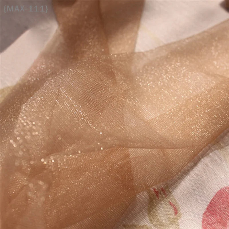【F2-MAX-111】Shiny Glitter Seamless Pantyhose - Thin Nylon Tights for Lady, Sexy Stockings