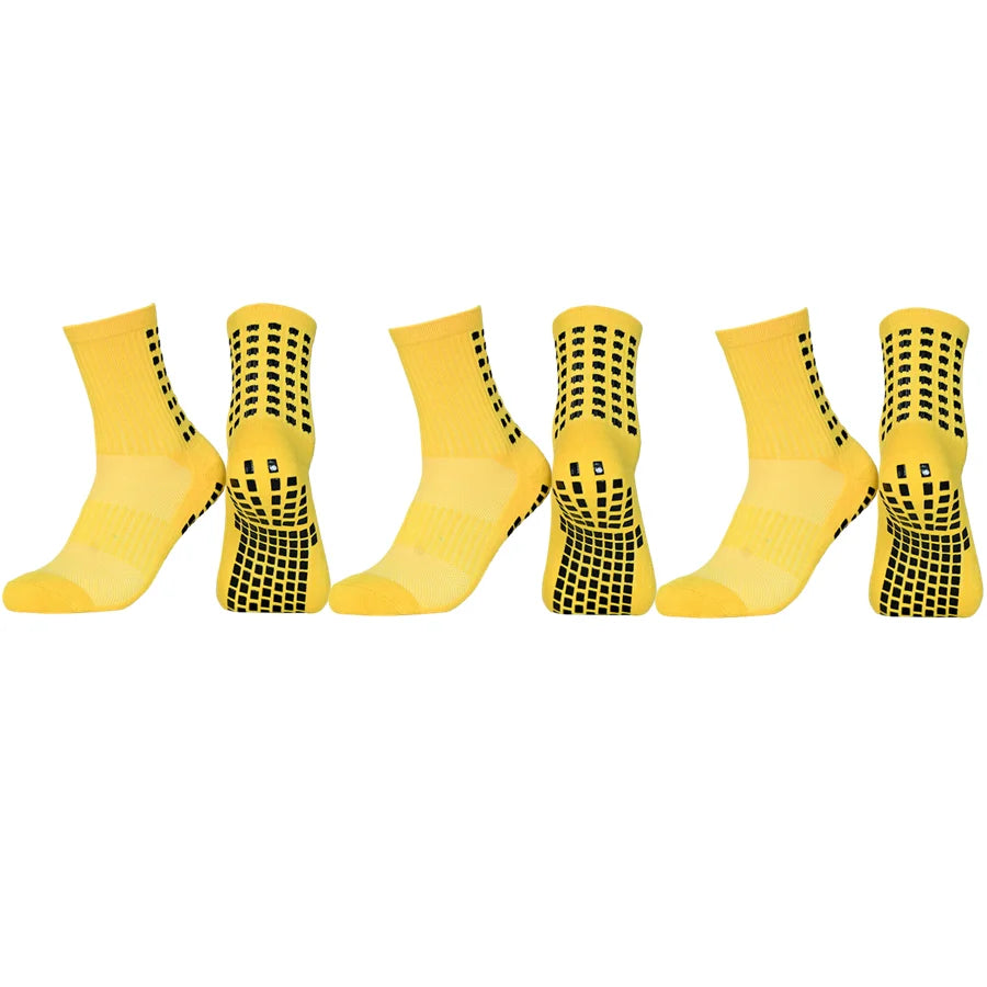 3/6/10pairs unisex non slip grip cycling running non slip grip socks towel bottom breathable shockproof athletic exercise