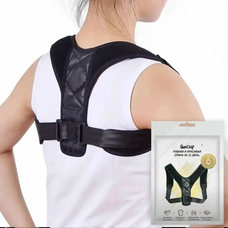 Back Posture Correction Belt – Hunchback Prevention & Sitting Posture Correction, Unisex Breathable Body Shaping Support