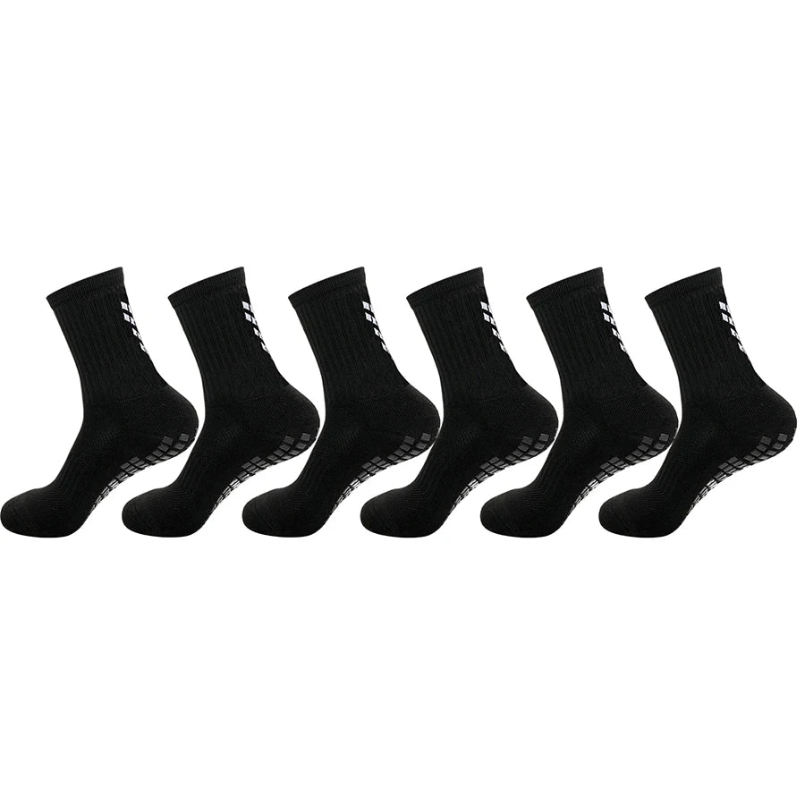 3/6/9pairs men women non slip grip cycling hiking non slip grip socks towel bottom breathable shockproof athletic exercise