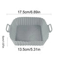 Reusable Air Fryer Silicone Liners Pot Non-Stick Airfryer Basket Cooking Gadgets Baking Tray Pizza Pan Oven Kitchen Accessories