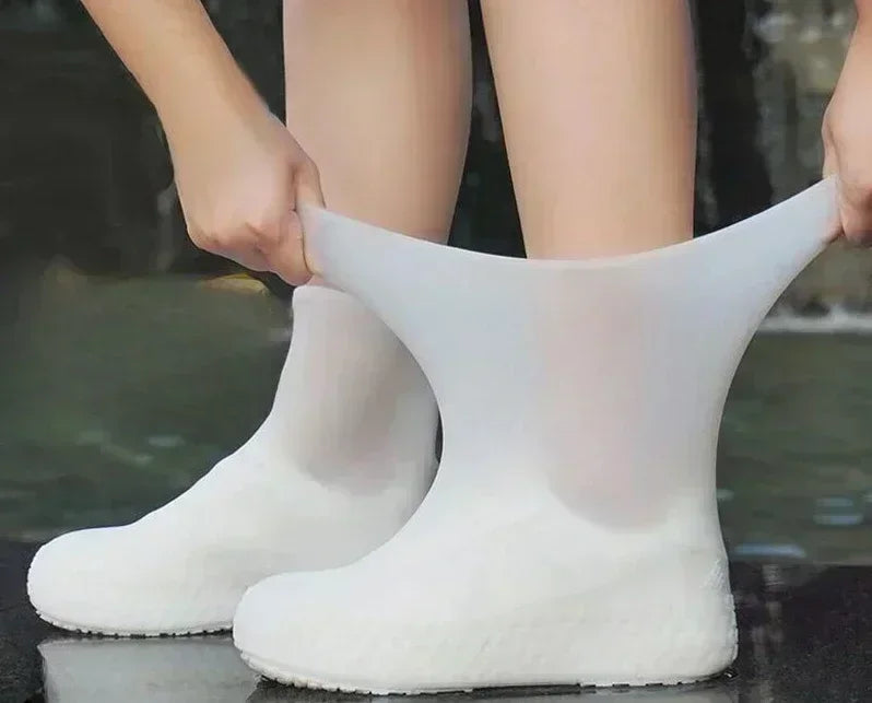 Reusable Waterproof Rain Shoe Covers Non-Slip Overshoes for Men & Women Outdoor Fishing Commute & Household Use Home Garden