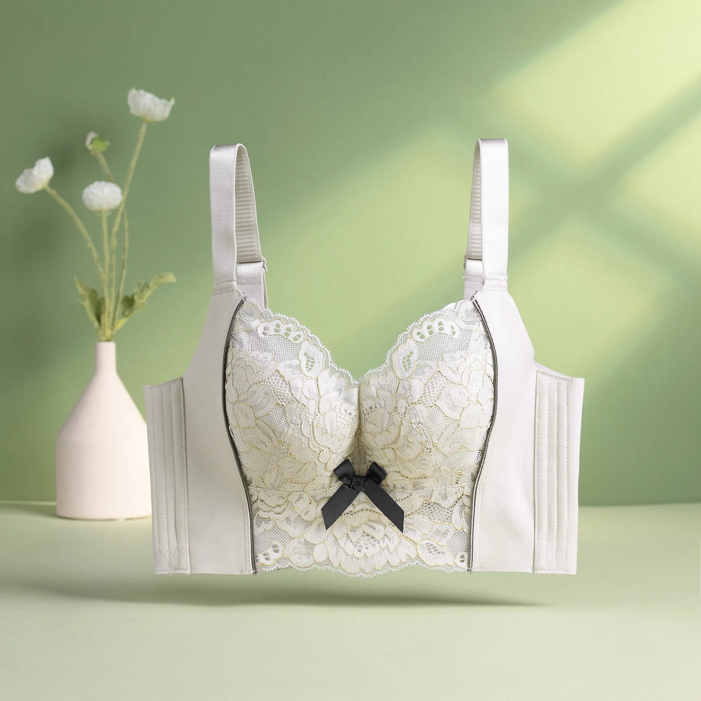 Women Bra Thin Underwire Push Up Large Size Adjustable Underwear Breast Receiving Minimizer Bra 75 80 85 90 B C D E