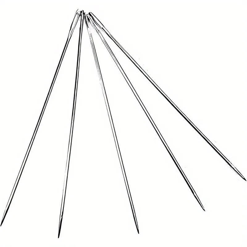 Stainless Steel Big Eye Hand Sewing Needles Set with Different Sizes for Sewing Needlework Embroidery Needles