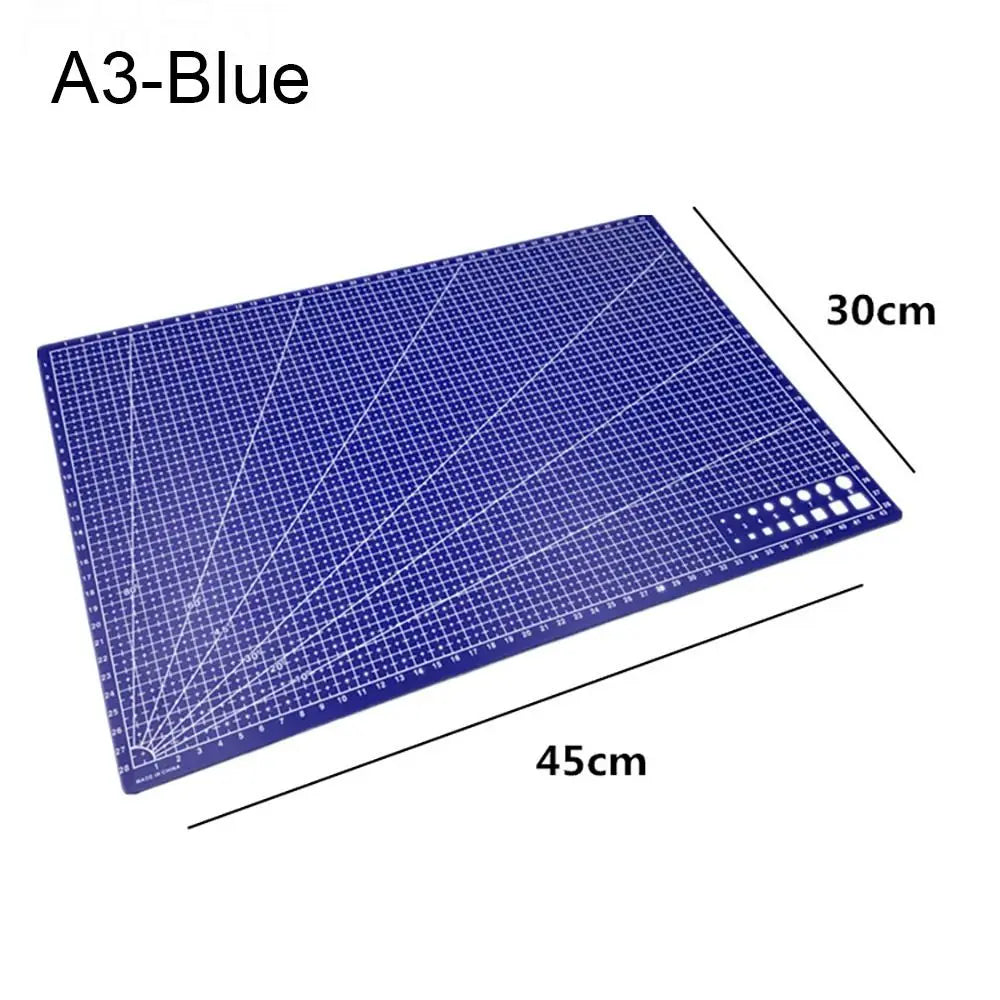 PVC A3 A4 A5 PVC Cutting Mat Cutting Board Workbench Patchwork Sewing Manual DIY Engraving Double-side Pad Leather Craft Tool