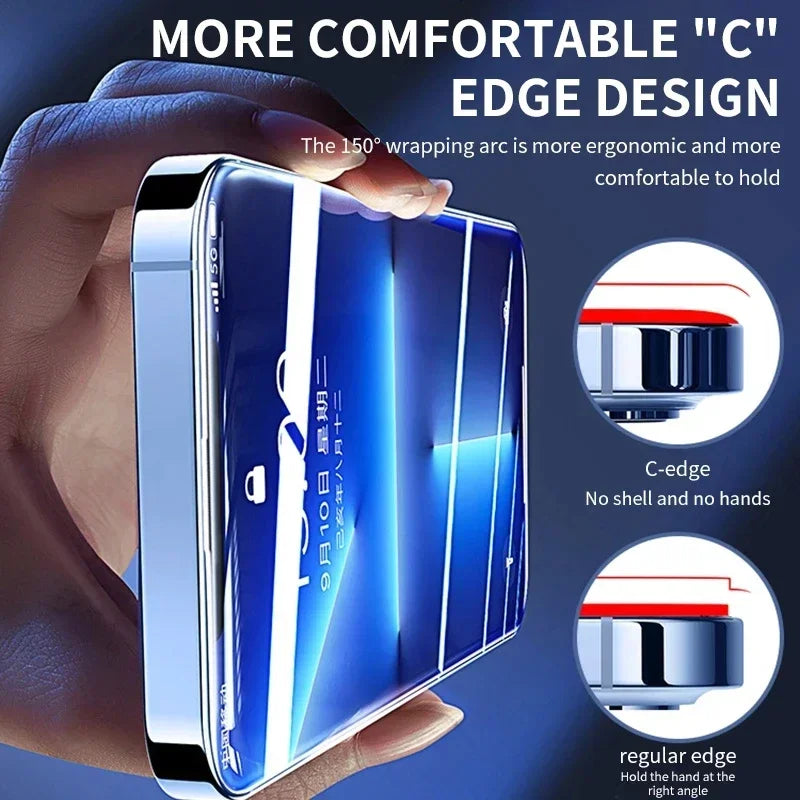 3Pcs Tempered Glass for iPhone 14 13 12 11 15 Pro Max Mini Screen Protector for iPhone 17 XR XS MAX 7 8 Plus 16 Protective Glass
