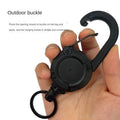 1Pcs Heavy Duty Retractable ID Badge Reels with Carabiner – Anti-Theft Keychain for Work, Hospital & Outdoor