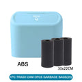Car Trash Can (with Lid) Contains 60 (300) Garbage Bags, Small Car Trash Can, Leak-proof Mini Car Accessories