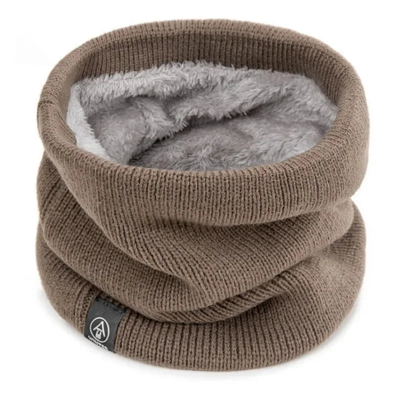Knitted Neck Warmer Sports Scarf Fashion Soft Women Men Face Cover Winter Skating Running Hiking Scarves Thick Cold-proof Collar
