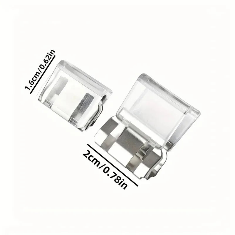 2/4/6/pcs Invisible Leg Shortening Clips - Anti-Slip Hem Grippers for Pants (No-Sew Hem Adjustment Tool)