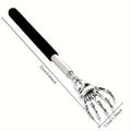 1pc Portable Extendable Back Scratcher Stainless Steel Telescoping Back Scratcher for Both Human Extendable Back Massager