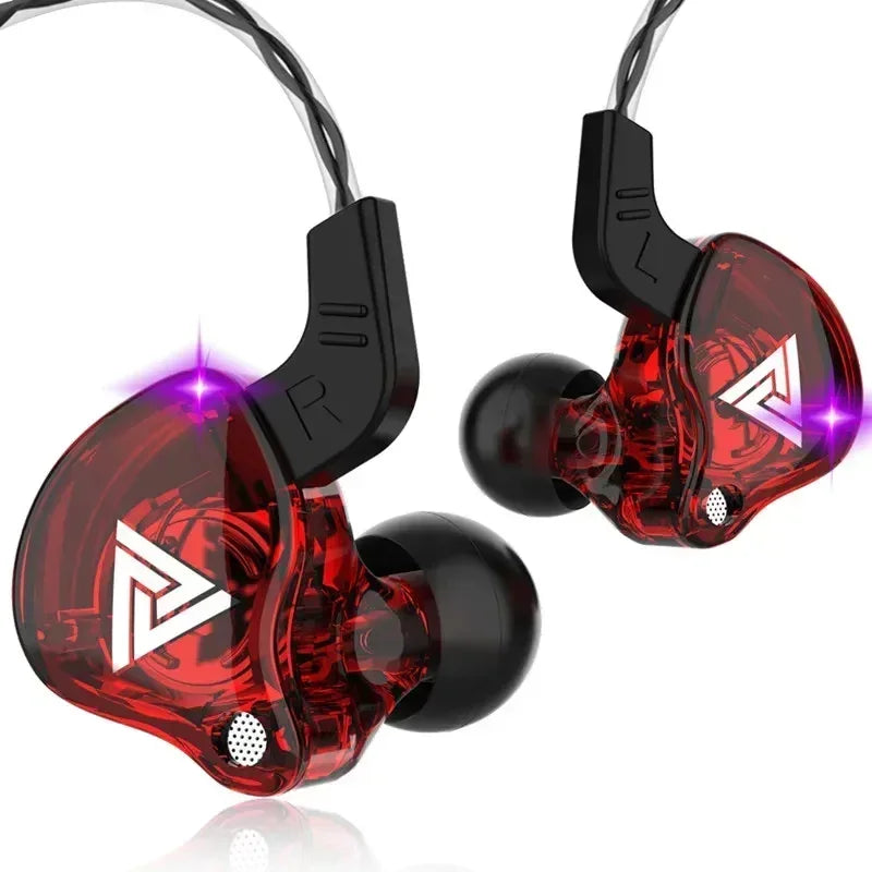 3.5MM Headset Music Earbuds In Ear With Mic Original QKZ AK6 Copper Driver HiFi Wired Earphone Race Sport Headphone Bass Stereo