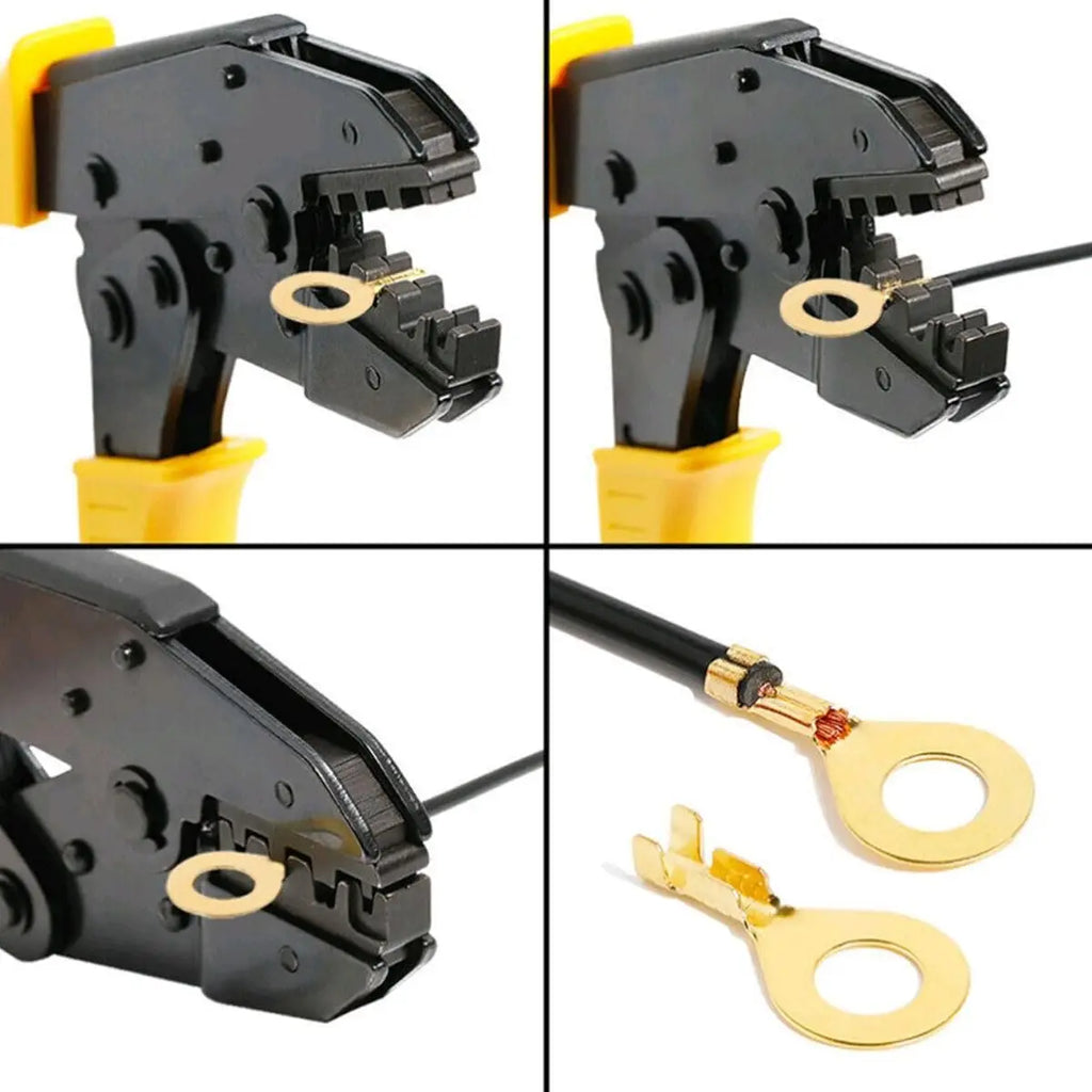 150pcs/set Round Terminal Block DJ431 O-type Lugs Terminals Cold-Pressed Connector Copper Tab Wiring Nose Combination Set New