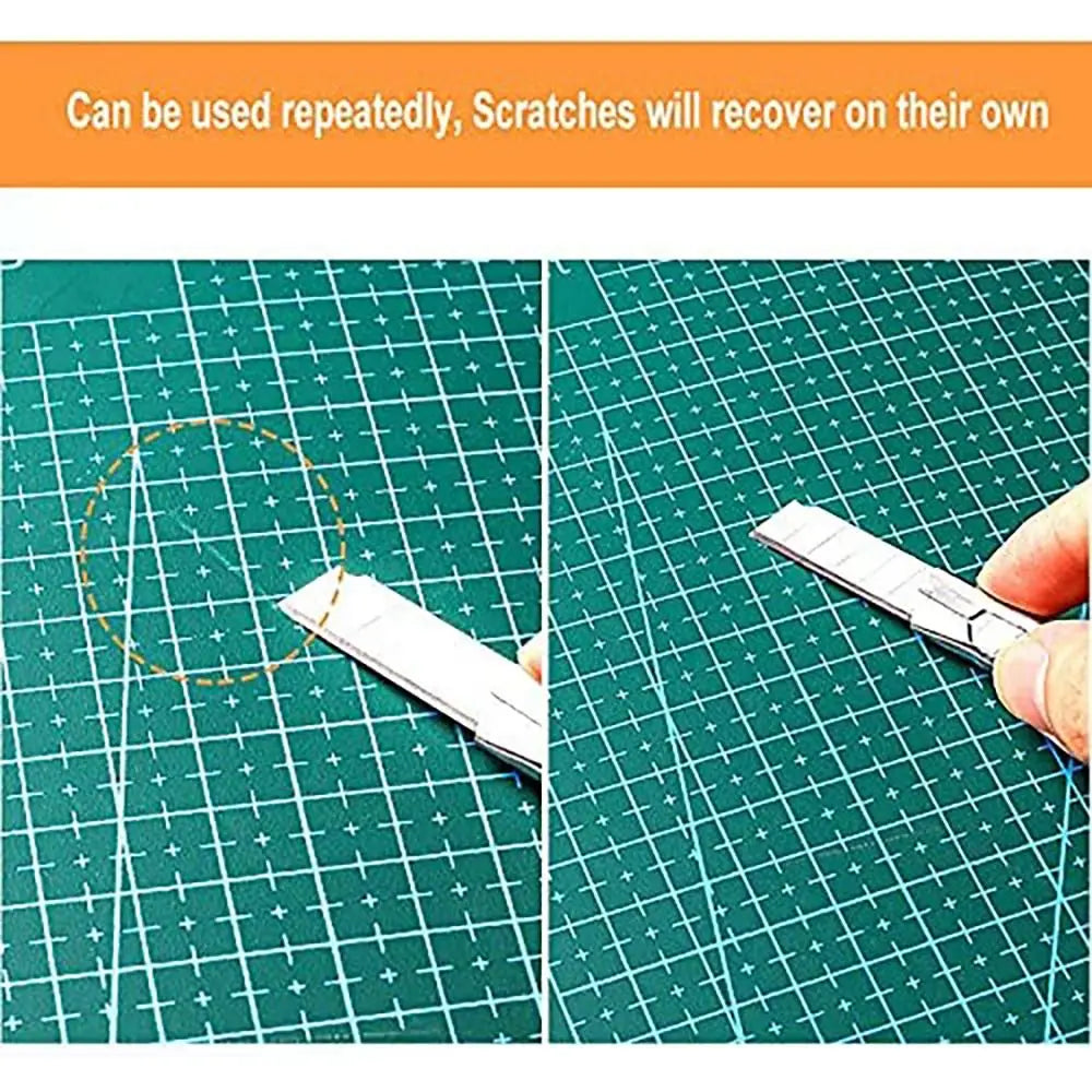 PVC A3 A4 A5 PVC Cutting Mat Cutting Board Workbench Patchwork Sewing Manual DIY Engraving Double-side Pad Leather Craft Tool