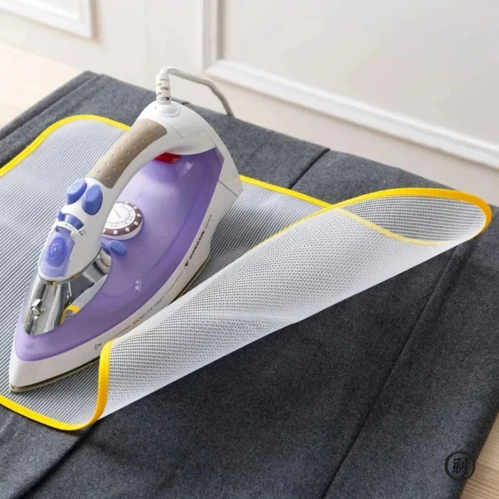 1pc Cloth Protective Press Mesh Insulation Ironing Board Mat Cover Against Pressing Pad Mini Iron Random Colors