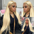 30 40 Inch 613 Blonde Lace Front Bone Straight Human Hair Wigs 13x4 13x6 HD Lace Frontal Wig Pre Plucked 200 Density