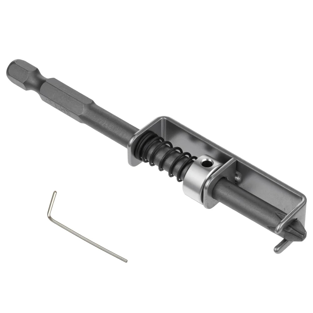 Spring-loaded screw holder drill bit anti-drop screwdriver bit fixing clamp set, suitable for electricians and home DIY repairs.