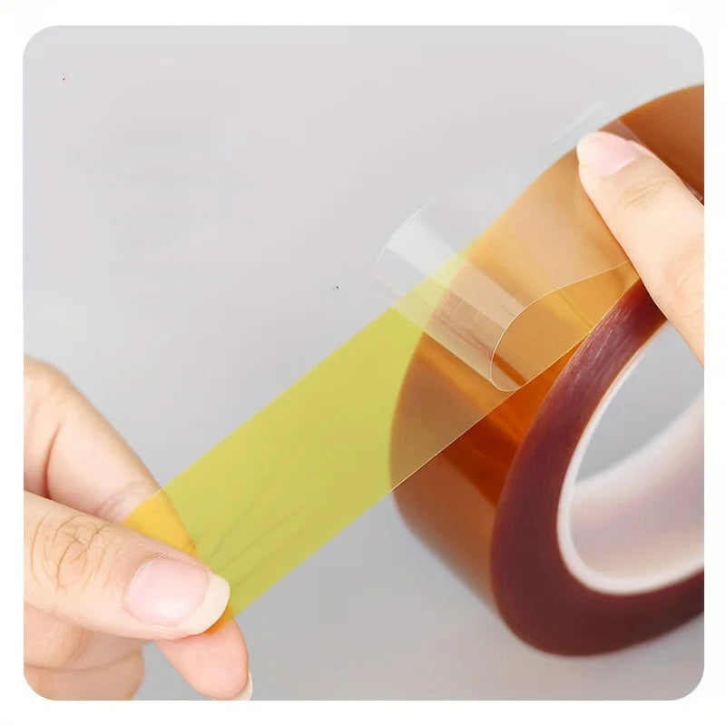 5/10/15/20/30mm Kapton Tape Polyimide Adhesive Insulating Adhesive Tape Каптоновый Скотч Heat Tape for Board Protection