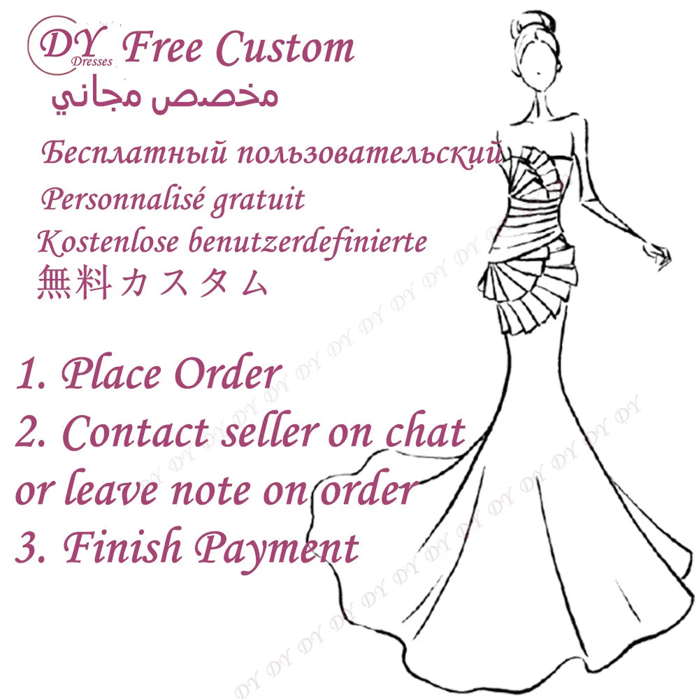 DY Luxury Strapless Lilac Beaded Bodice Evening Dress with Flowing Skirt Chiffon Dubai Wedding Party Gown 2026 Customized