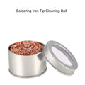 Cleaning Ball Desoldering Soldering Iron Mesh Filter Cleaning Nozzle Tip Copper Wire Cleaner Ball Metal Dross Box Clean Ball