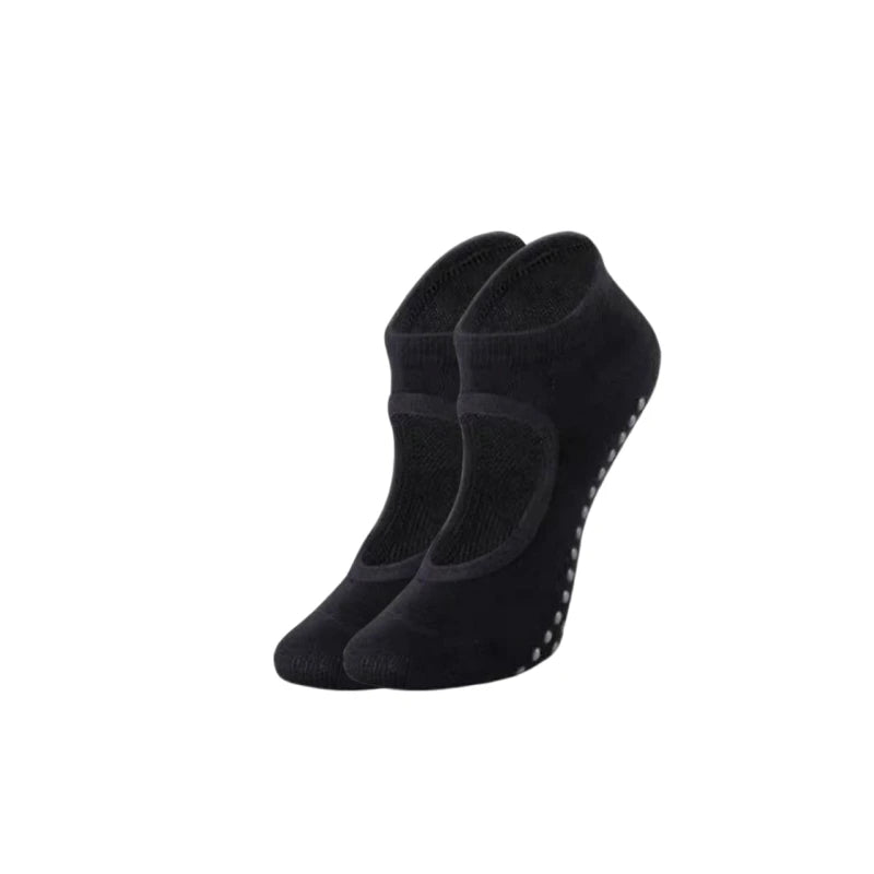 Non-Slip Yoga Socks for Women – Open Top Grip Socks, Breathable Ballet Style, Anti-Skid Pilates Barre Spring Summer
