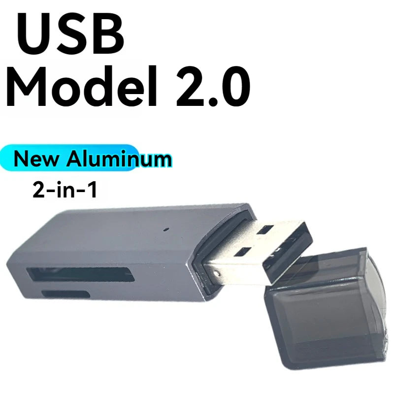 2 in 1 USB2.0/3.0 Card Reader Micro TF sd card Reader usb adapter High Speed Cardreader TF Memory card For PC Laptop Accessories