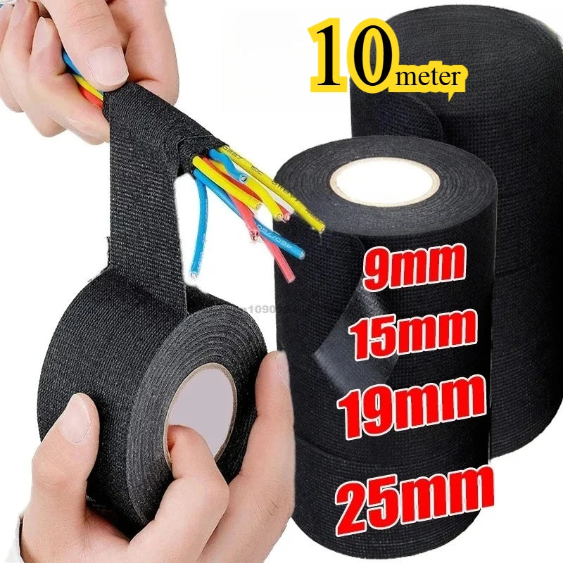 Automotive Cloth Tape Electrical Insulating Fabric Tapes Heat Resistance Thermal Car Tape Waterproof Soundproof Wires Tape