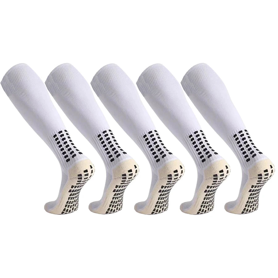 1/5/10pairs Unisex Non Slip Sport Socks For Football Basketball Baseball Rugby Soccer Training