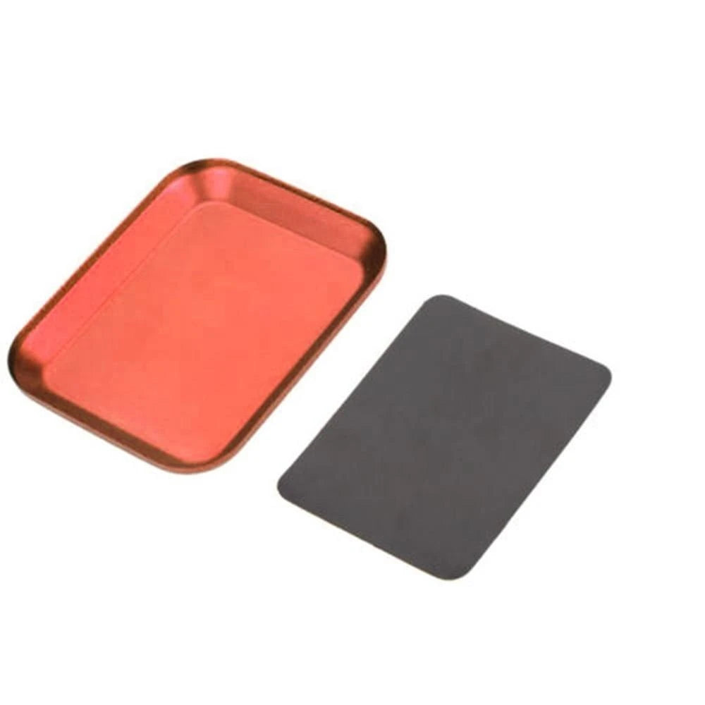 Aluminium Alloy Magnetic Screw Tray Plate RC Repair Tool for Airplane Car Boat Crawler Axial SCX10 D90 D110 Model