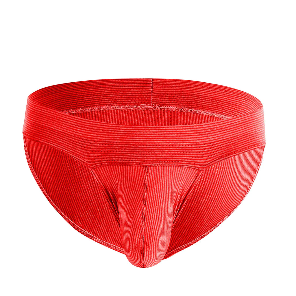 【GWH_26】Men's Underwear Stripes Thong Pants Large Pouch Breathable Mesh Underpants