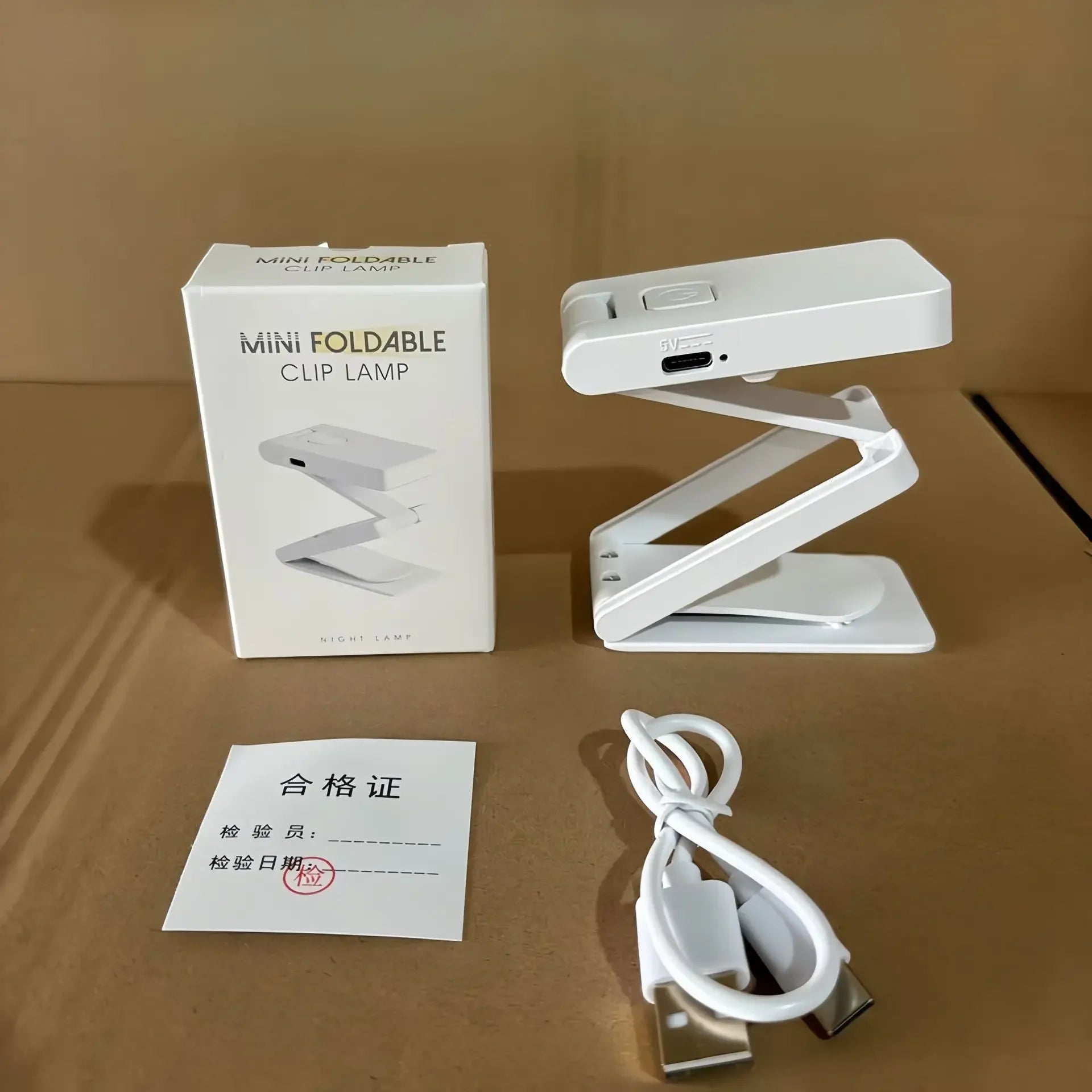 New Night Lights USB Rechargeable Folding Portable Reading Book Lights Eye Protection 3 Light Colors Adjustable Brightness Lamp