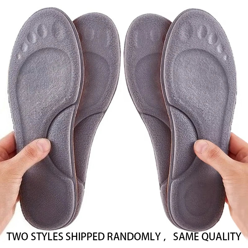 Ultra-Soft Latex Insoles – 4D Arch Support & Cushioning for Running & Walking Shoes