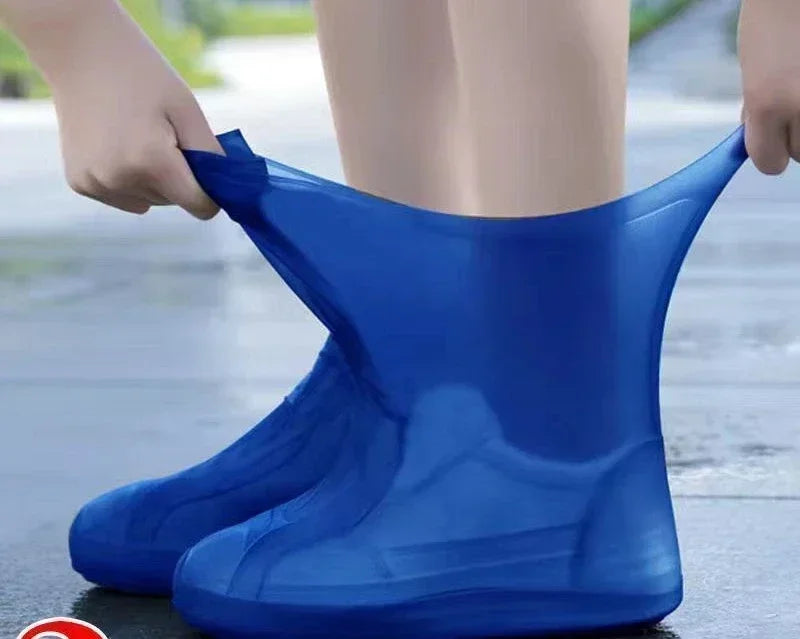 Reusable Waterproof Rain Shoe Covers Non-Slip Overshoes for Men & Women Outdoor Fishing Commute & Household Use Home Garden