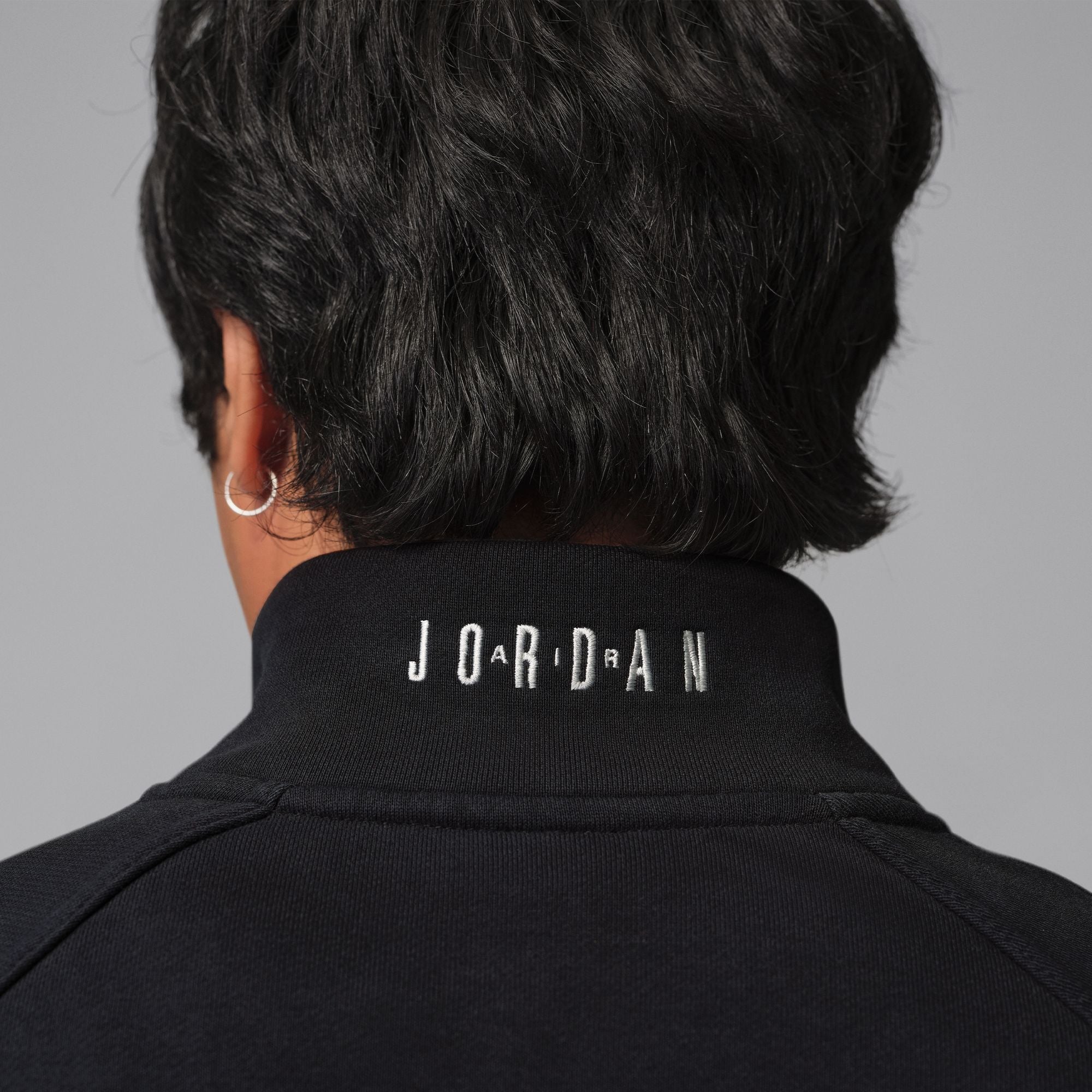 Air Jordan Mens Fleece 1/4 Zip - Black